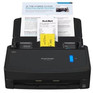 MANUFACTURER RENEWED FUJITSU SCANSNAP IX1400 COLOR DUPLEX SCANNER FOR PC AND MAC (BLACK), 90-DAY LIMITED WARRANTY refurb-recert - Image 1